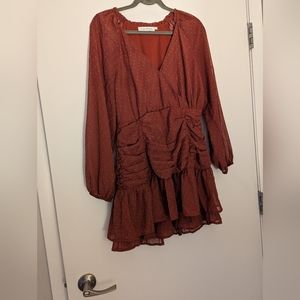 Floret Studios long Sleeve mini cocktail dress